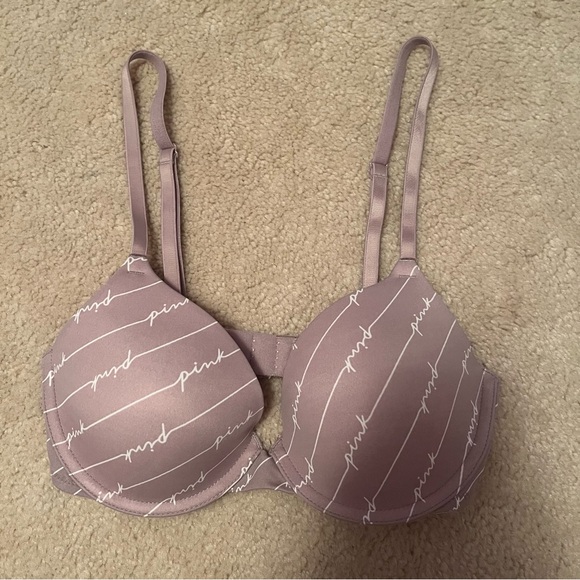 NWOT! Victoria's Secret PINK 'WEAR EVERYWHERE PUSH-UP BRA' - Picture 5 of 7